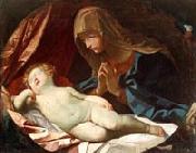 Virgin adoring the sleeping Baby Jesus Elisabetta Sirani